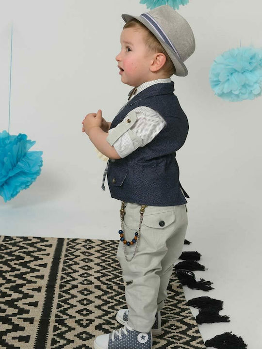Bonito Baby Βαπτιστικό Κοστούμι Πράσινο 5τμχ Bonito Baby Βαπτιστικό Κοστούμι Πράσινο 5τμχ