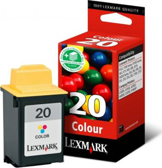 Lexmark 20 Γνήσιο Μελάνι Εκτυπωτή InkJet Πολλαπλό (Color) (15MX120E)