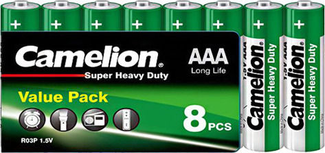 Camelion Цинкови батерии Цинк AAA 1.5V 8бр