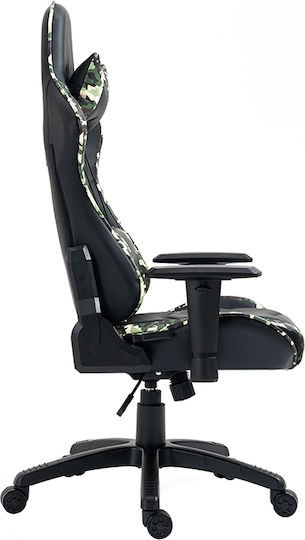 Zita Plus A6350 Artificial Leather Gaming Chair Army