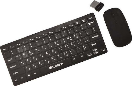 Lamtech LAM020854 Fără fir Set tastatură și mouse Greacă