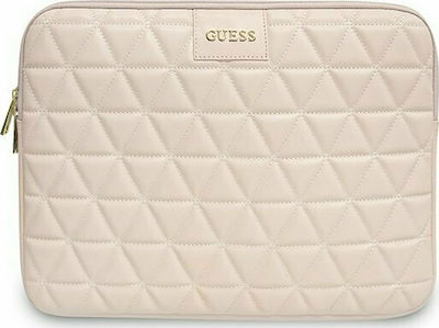 Guess Quilted Θήκη για Laptop 13" σε Ροζ χρώμα