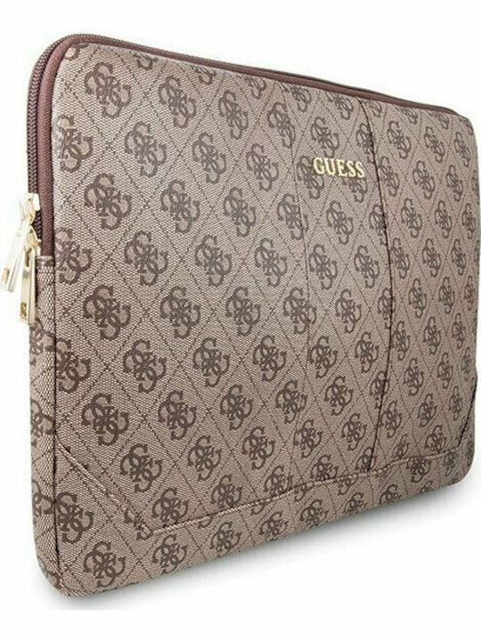 Guess Uptown Чанта Калъф за лаптоп 13" в Кафяв цвят