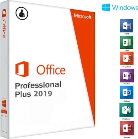 Microsoft Office Professional 2019 Αγγλικά σε Ηλεκτρονική άδεια για 1 Χρήστη