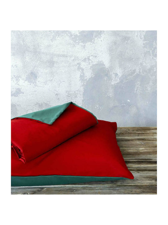 Nima Quilt Queen 220x240cm Abalone Red - Green