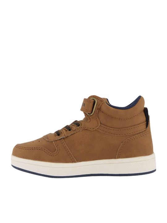 Tommy Hilfiger Παιδικά Sneakers High για Αγόρι Καφέ