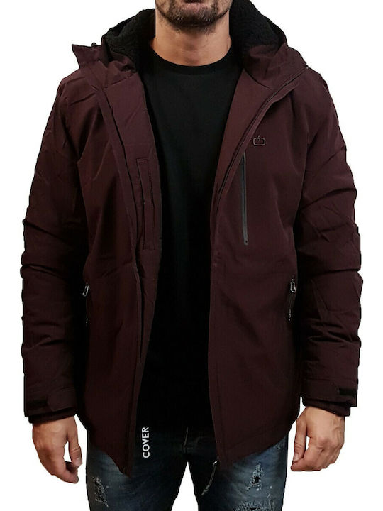 Winter Jacke Burgundisch