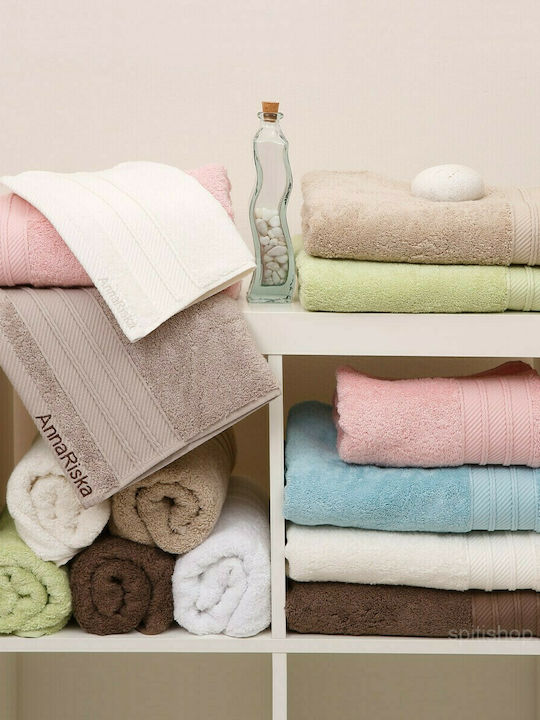 Anna Riska Πετσέτα Χεριών Soft 30x50εκ. Blush Pink Βάρους 600gr/m²
