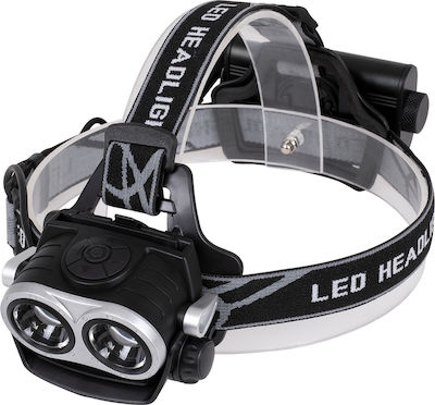 GloboStar Rechargeable Headlamp LED Waterproof IP65 with Maximum Brightness 2500lm