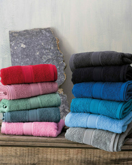 Rythmos Bath Towel Illusion 70x140cm Silver Weight 480gr/m²