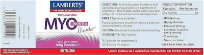 Lamberts Myo Inositol Powder Βιταμίνη 200gr