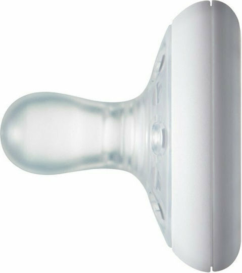 Tommee Tippee Closer To Nature Orthodontic Pacifiers Silicone White/Turquoise for 6-18 months 2pcs