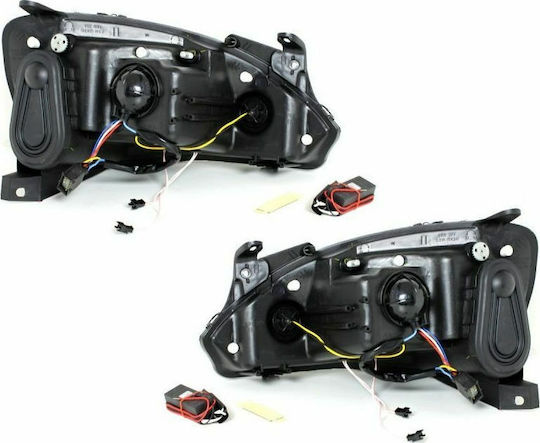 Sonar Μπροστινά Φανάρια Angel Eyes για Opel Corsa C 2001-2006 01-06 2τμχ