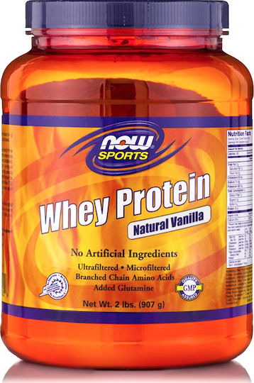Now Foods Sports Whey Protein Whey with Flavor Vanilla Cream 907gr