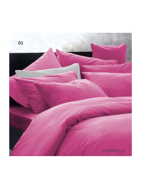 Rythmos Madonna Super Double Cotton Duvet Cover Set with Pillowcases 220x250 1