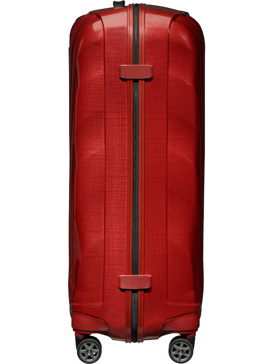 Samsonite C-LITE Große Hart Reisekoffer Rote mit 4 Rädern Höhe 75cm