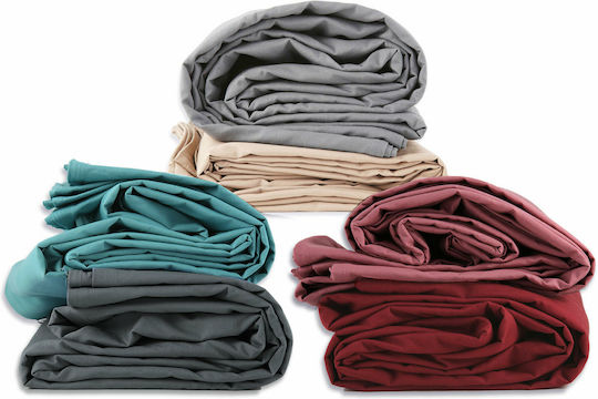 Nef-Nef Homeware Duvet Cover Cotton Queen 230x240 Basic Dark Grey