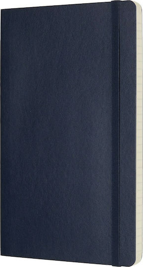 Moleskine Classic Collection Σημειωματάριο Ριγέ με Λάστιχο Μπλε