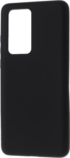 Senso Liquid Back Cover Σιλικόνης Μαύρο (Huawei P40 Pro)