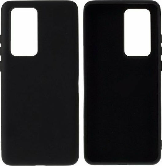 Senso Liquid Back Cover Σιλικόνης Μαύρο (Huawei P40 Pro)