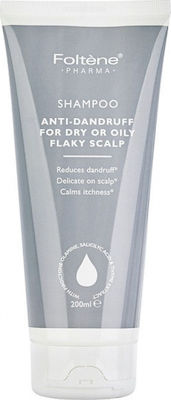 Foltene Anti-Dandruff Shampoo for Dry or Oily Flaky Scalp 200ml