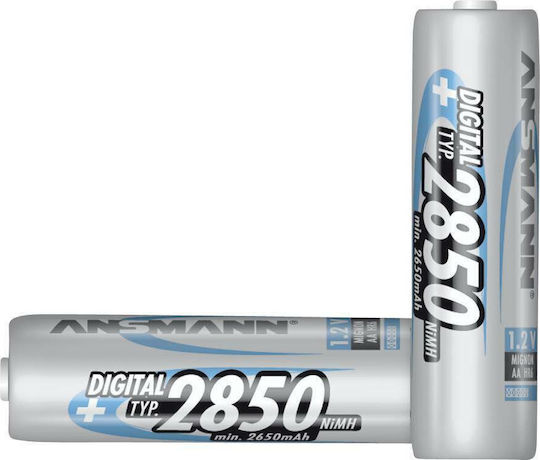 Ansmann Digital Επαναφορτιζόμενες Μπαταρίες AA Ni-MH 2850mAh 1.2V 4τμχ
