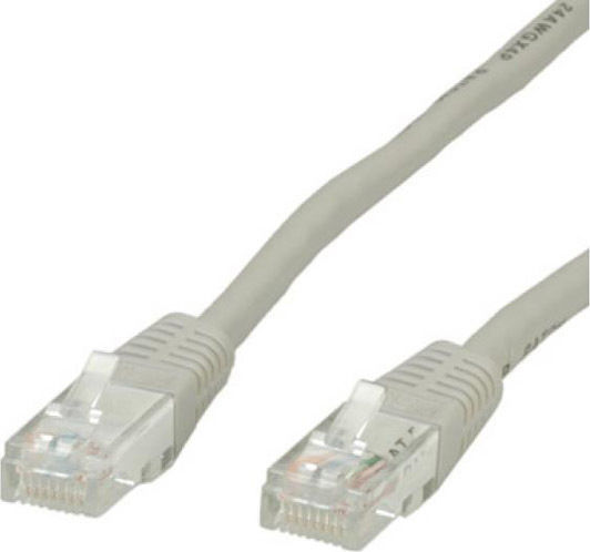 Roline U/UTP Cat.5e (Gigabit) Καλώδιο Δικτύου Ethernet 20m Γκρι