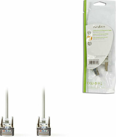 Nedis SF/UTP Cat.5e (Gigabit) Καλώδιο Δικτύου Ethernet 0.15m Λευκό