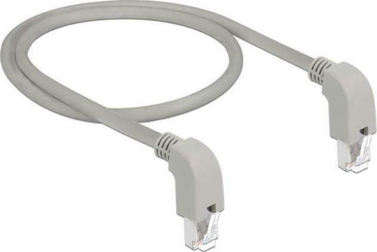 DeLock SF/UTP Cat.5e (Gigabit) Καλώδιο Δικτύου Ethernet 1m Γκρι