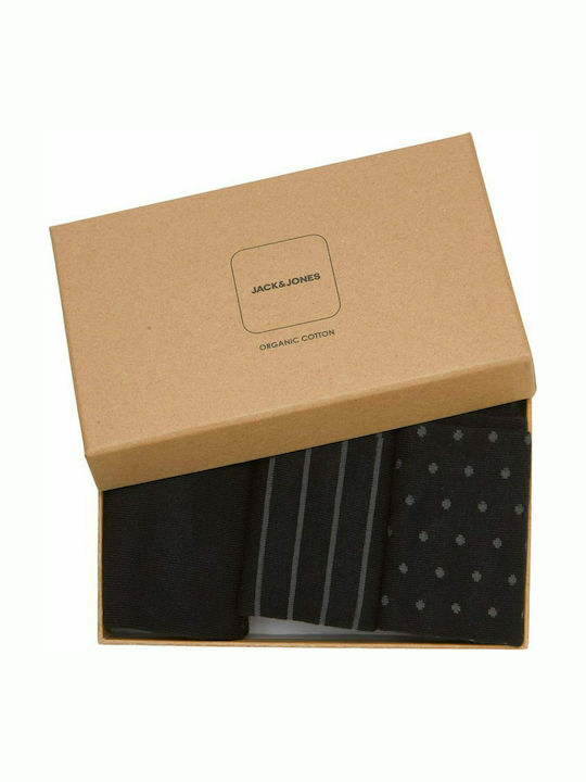 Jack & Jones Men's Patterned Socks Black 3Pack