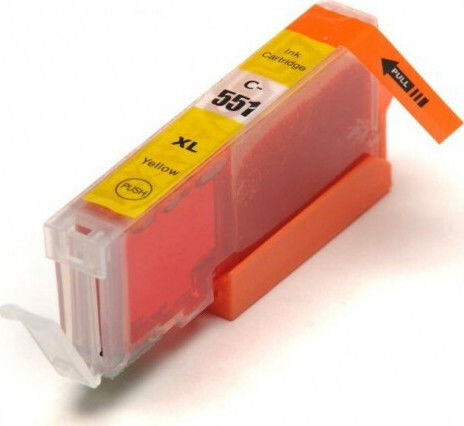 Premium Compatible Inkjet Printer Ink Canon CLI-551 12ml Yellow 1pcs
