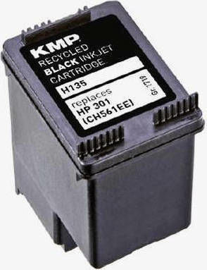 KMP Inkjet Printer Compatible Ink HP 301 CH561EE Black