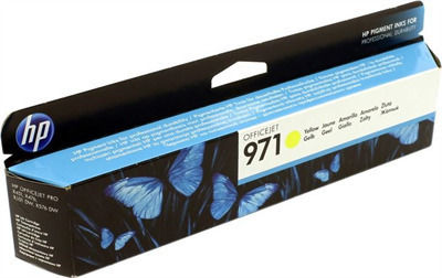 HP 971 InkJet Printer Ink Yellow (CN624AE)