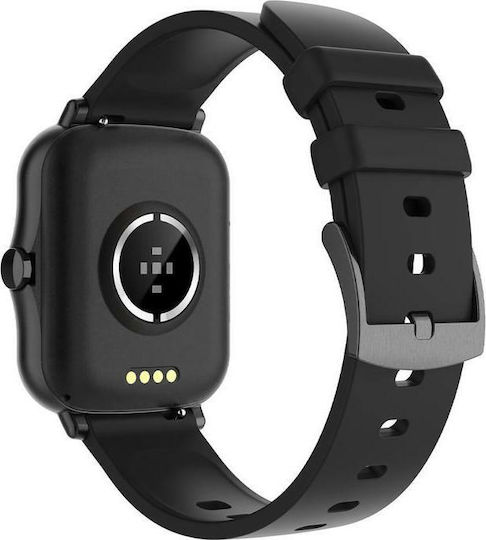 Colmi P8 Plus GT 45mm Smartwatch με Παλμογράφο (Μαύρο)