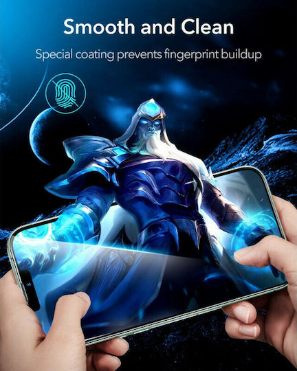 ESR Armorite 2.5D Закалено стъкло за цялото лице 2бр Черен (iPhone 13 mini)
