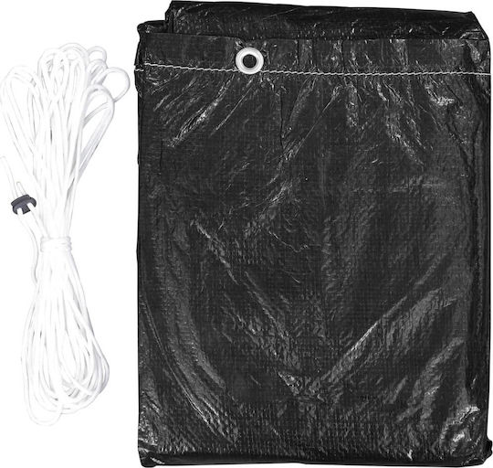 vidaXL Sofa Cover Black 325x205x70cm 2pcs