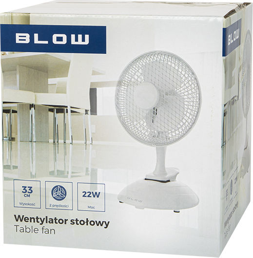 Blow 44-062 Ventilator Cu Clemă 22W Diametru 15cm Alb
