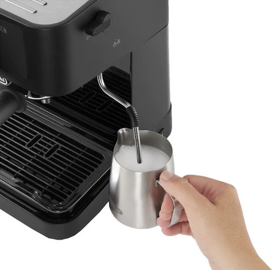 De'Longhi Stilosa Μηχανή Espresso 1100W Πίεσης 15bar Μαύρη EC235.BK
