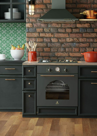 Thermogatz TGS 9511 BL Rustic Gaskochfeld Autonom 59x52εκ.