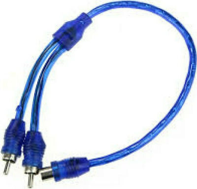 X-treme CR-881 Konverter RCA 2x männlich zu RCA weiblich Blau