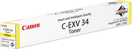 Canon C-EXV34 Original Toner Laser Printer Yellow 19000 Pages (3785B002)