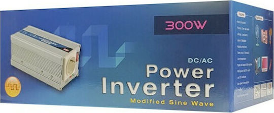 Mean Well A301-300-F3 Modified Sine Wave Inverter Power 300W with Nominal Input Voltage 12V Single Phase