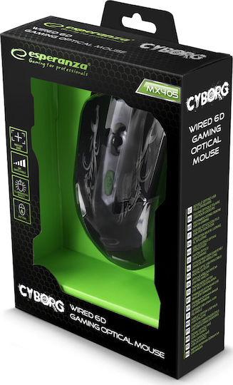 Esperanza MX405 Gaming Ποντίκι Πράσινο