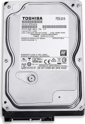 Toshiba DT01 3TB HDD Σκληρός Δίσκος 3.5" SATA III 7200rpm με 64MB Cache για Desktop DT01ACA300