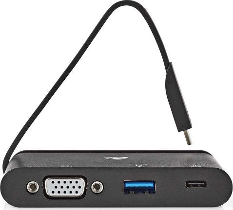Nedis USB-C Stație de andocare cu PD Negru (TCARF220BK)