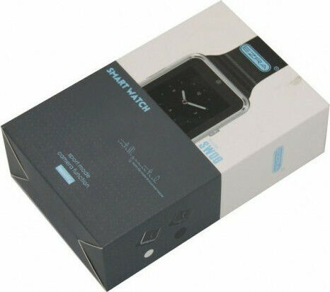 SW06 Smartwatch with SIM (Black)