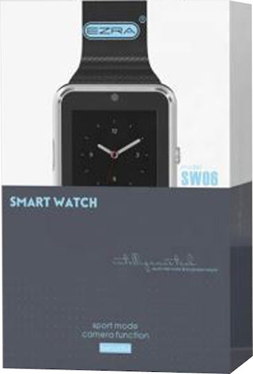 SW06 Smartwatch with SIM (Black)