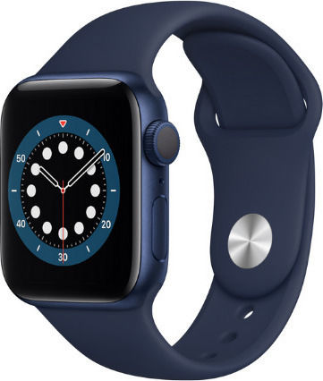 AK76 44mm Smartwatch mit Pulsmesser (Blau)