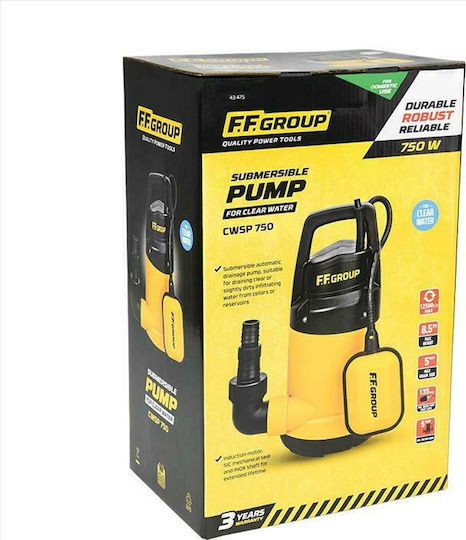 F.F. Group CWSP 750 Monofazică Pompa Ei bine, 1hp 43475