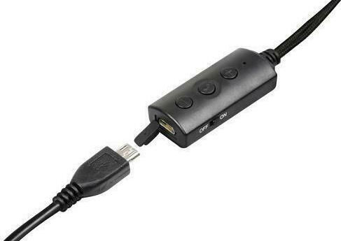 Lampa Gold Line In-ear Bluetooth Handsfree Ακουστικά με Αντοχή στον Ιδρώτα Μαύρα